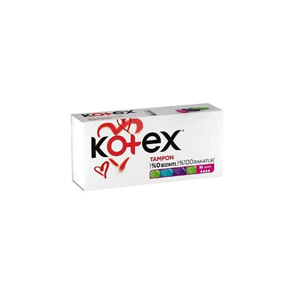 Kotex Tampon Super 16 New تامپون کوتکس Kotex مدل Super تعداد 16 عددی - Image 1