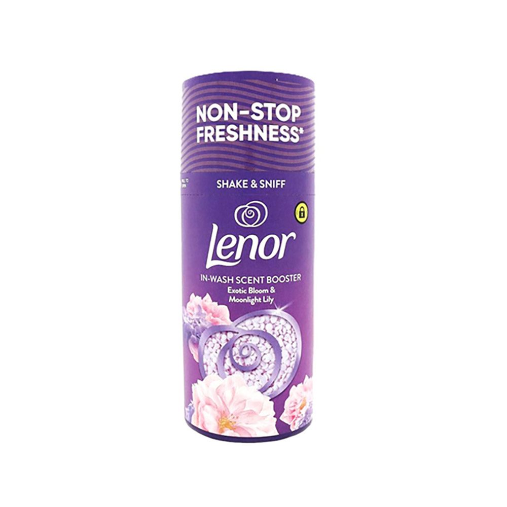 lenor in-wash scent booster Exotic Bloom & Moonlight Lily 155gr خوشبو کننده لباس لنور Lenor با رایحه شکوفه گل های معطر و سوسن وزن 155 گرم - Image 1