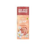 خوشبو کننده لباس لنور Lenor با رایحه یاس و سدر سفید وزن 155 گرم