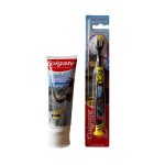 مسواک و خمیر دندان کودک کلگیت Colgate طرح بتمن مناسب بالای 6 سال - Image 2