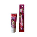 مسواک و خمیر دندان کودک کلگیت Colgate طرح باربی مناسب بالای 6 سال - Image 2