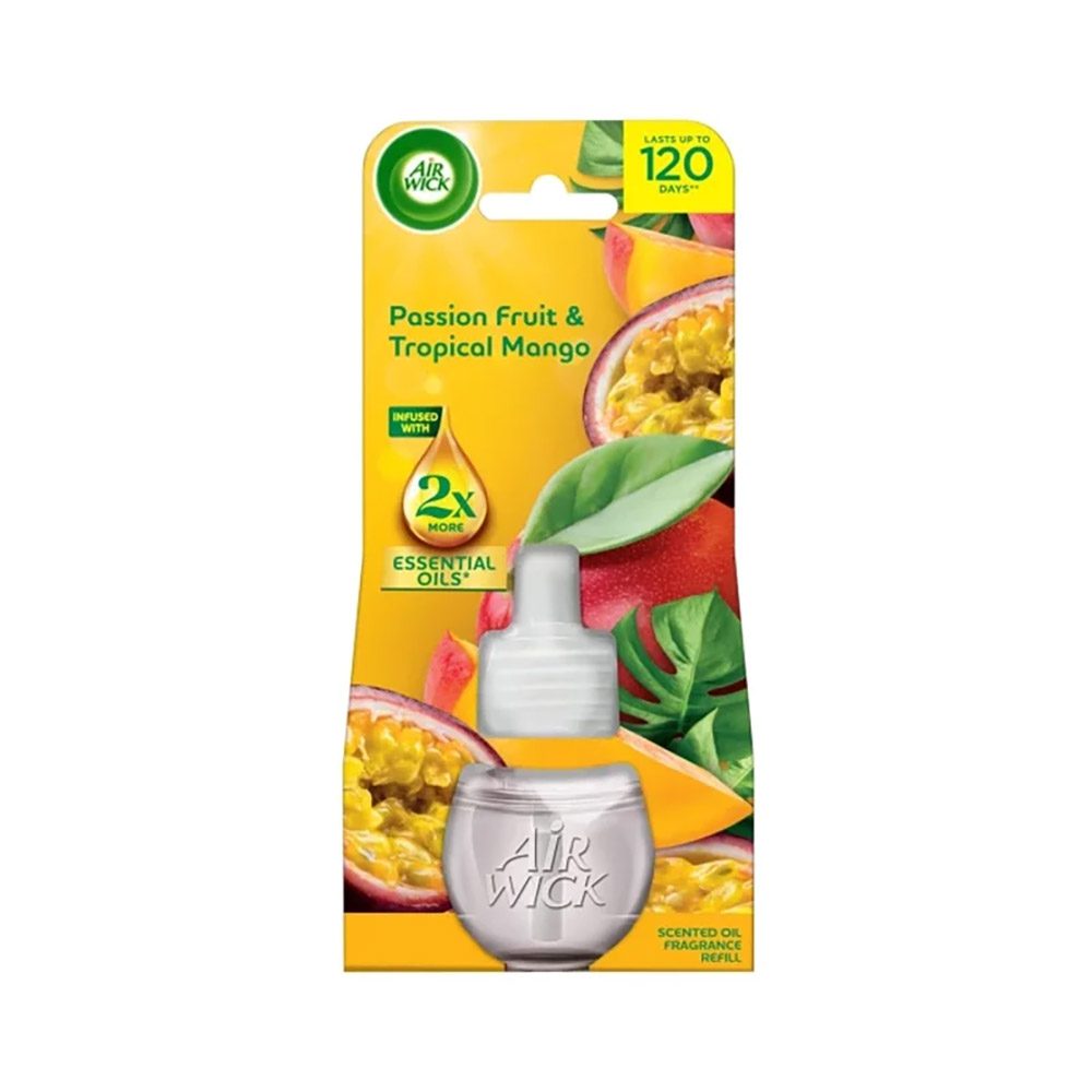 Diffuser Refill Air Wick Passion Fruit & Tropical Mango 120days یدک خوشبو کننده هوا ایرویک Air Wick با رایحه Pssion Fruit & Tropical Mango 120 Days - Image 1
