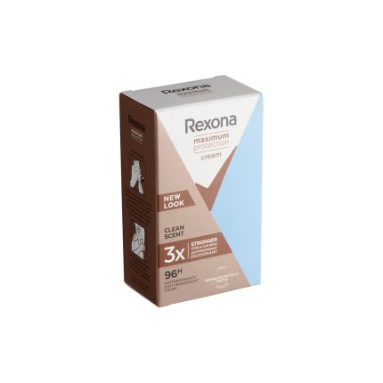 کرم ضد تعریق رکسونا Rexona Maximum Protection مدل Clean Scent حجم 45 میل