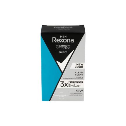 کرم ضد تعریق مردانه رکسونا Rexona Maximum Protection مدل Clean Scent حجم 45 میل