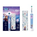 مسواک برقی کودک اورال بی Oral-B مدل PRO KIDS FROZEN به همراه قاب مسافرتی