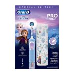 مسواک برقی کودک اورال بی Oral-B مدل PRO KIDS FROZEN به همراه قاب مسافرتی - تصویر 3